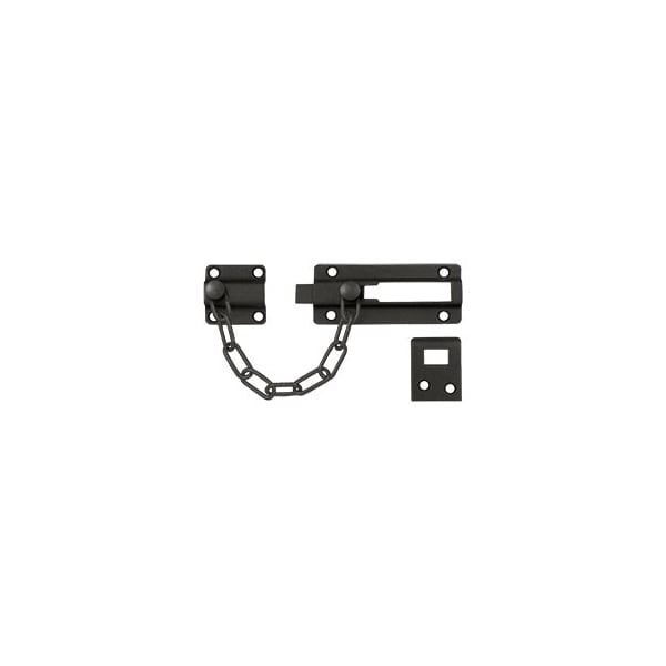 Oil Rubbed Bronze Solid Brass 7 Chain Door Bolt, 10PK